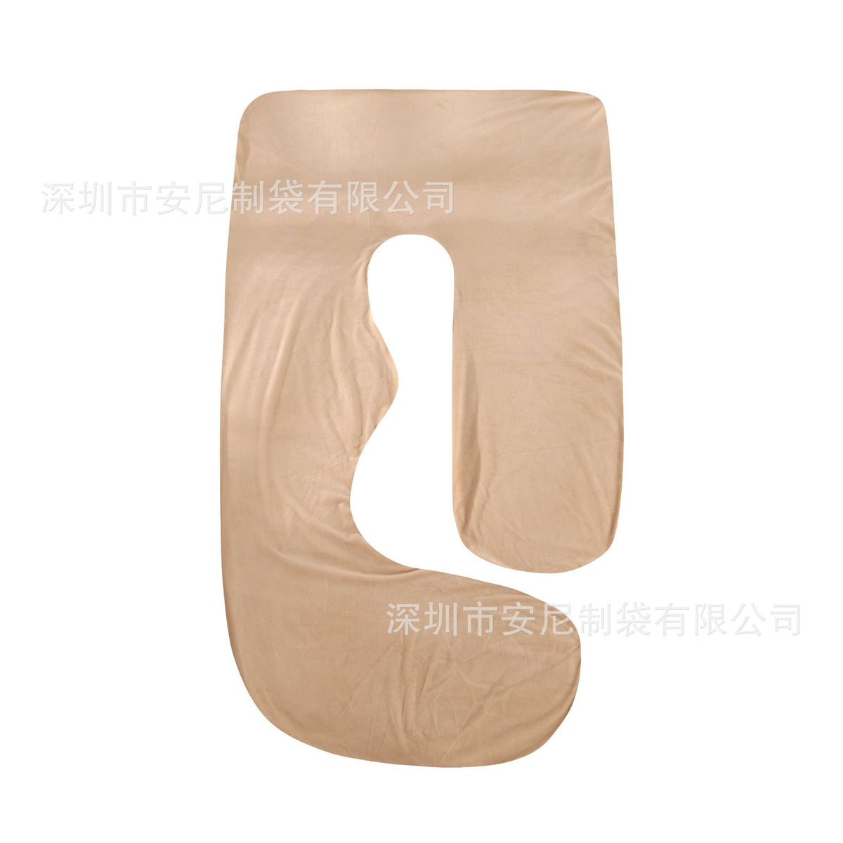 J-Shaped Pregnancy Pillow | Full Body Support Maternity Pillow with Velvet Cover