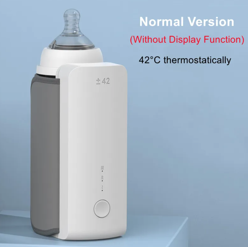 Portable Wireless Baby Bottle Warmer | USB Rechargeable Travel Milk Warmer
