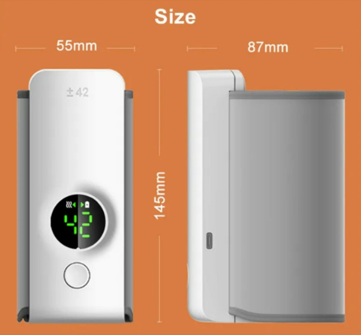 Portable Wireless Baby Bottle Warmer | USB Rechargeable Travel Milk Warmer