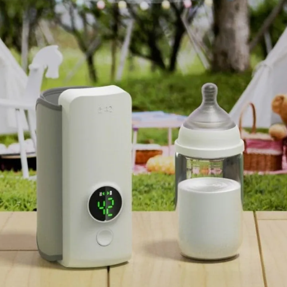 Portable Wireless Baby Bottle Warmer | USB Rechargeable Travel Milk Warmer