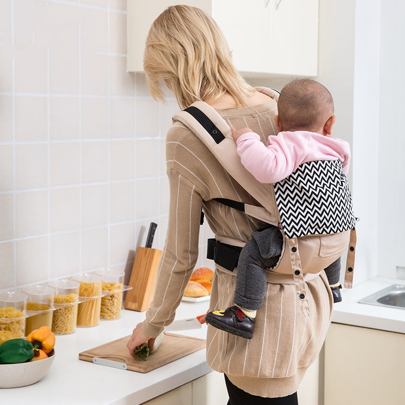 Compact Baby Carrier with Storage Bag | All-Season Ergonomic Carrier