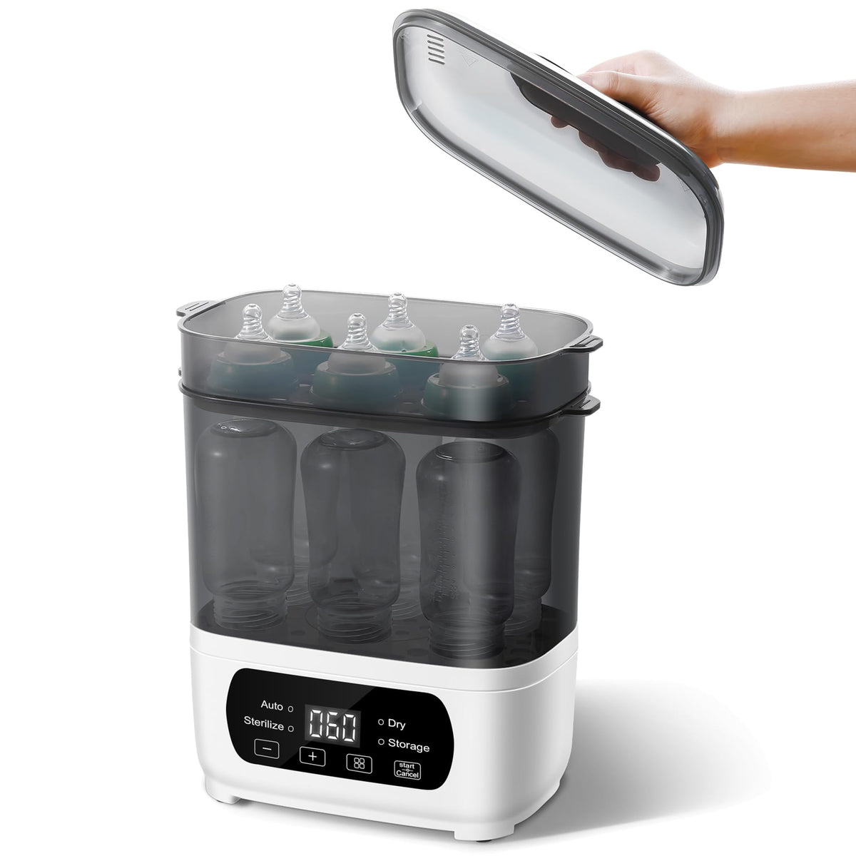 AMZBABYCHEF 4-in-1 Baby Bottle Sterilizer and Dryer