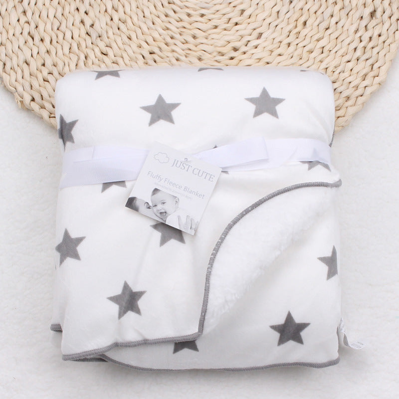 Soft Cartoon Baby Blanket | Cosy Newborn Swaddle for Boys & Girls