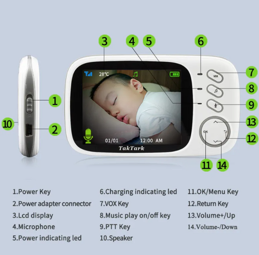3.2 Inch Digital Baby monitor