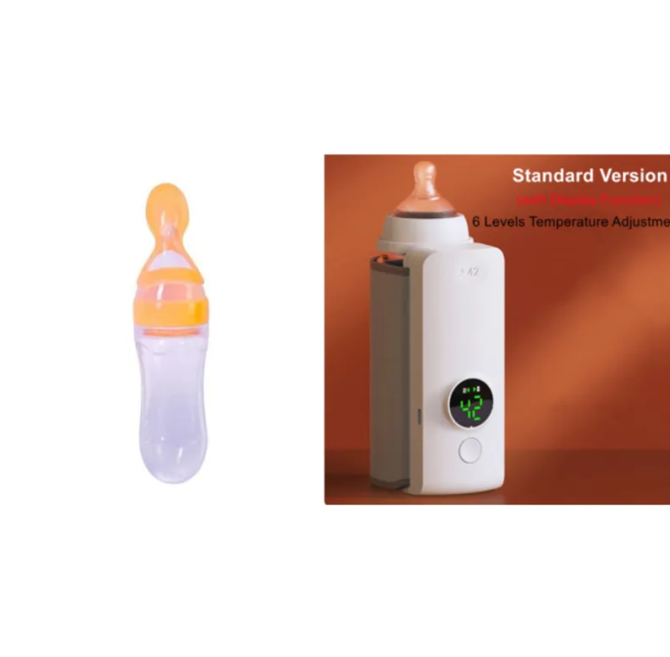 Portable Wireless Baby Bottle Warmer | USB Rechargeable Travel Milk Warmer