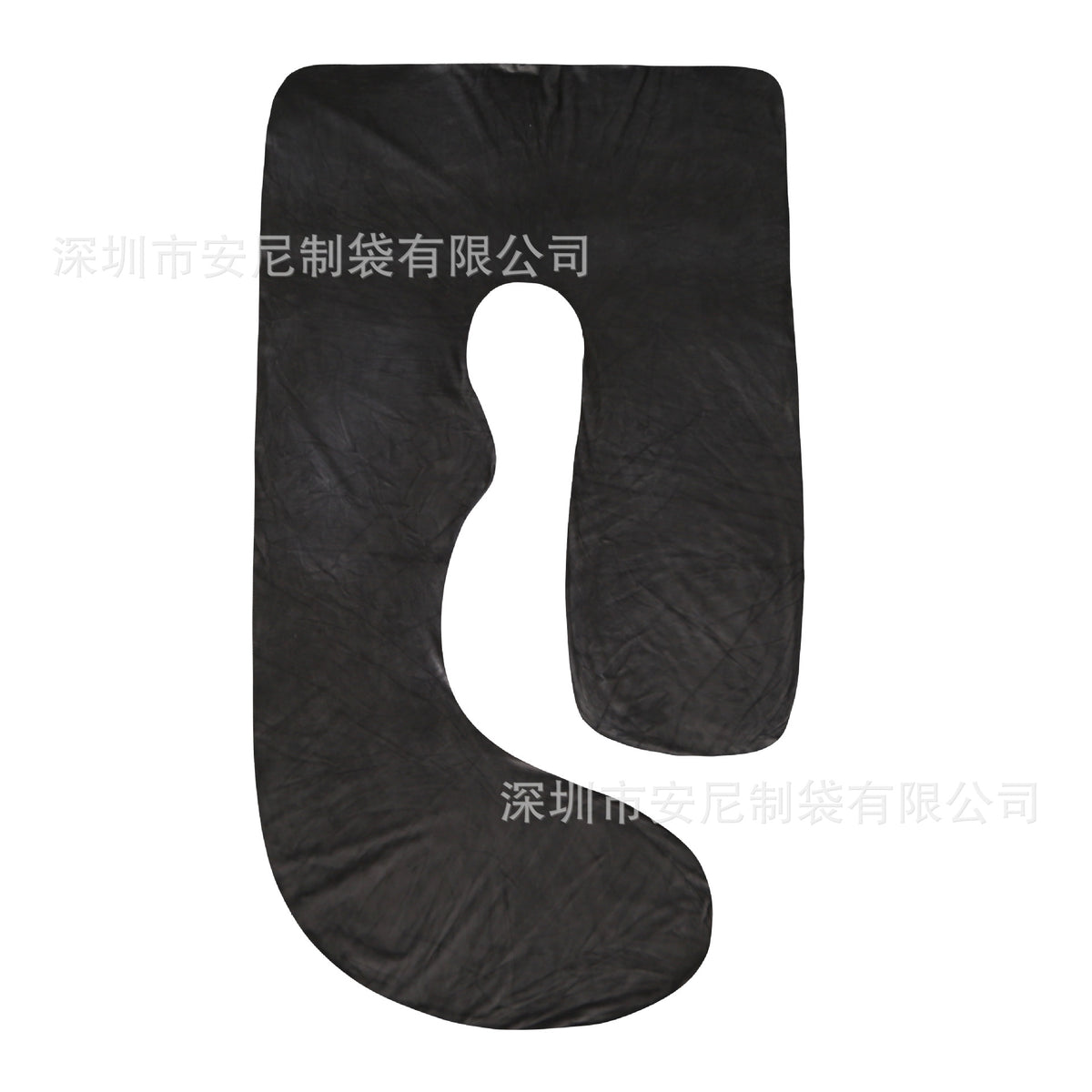J-Shaped Pregnancy Pillow | Full Body Support Maternity Pillow with Velvet Cover